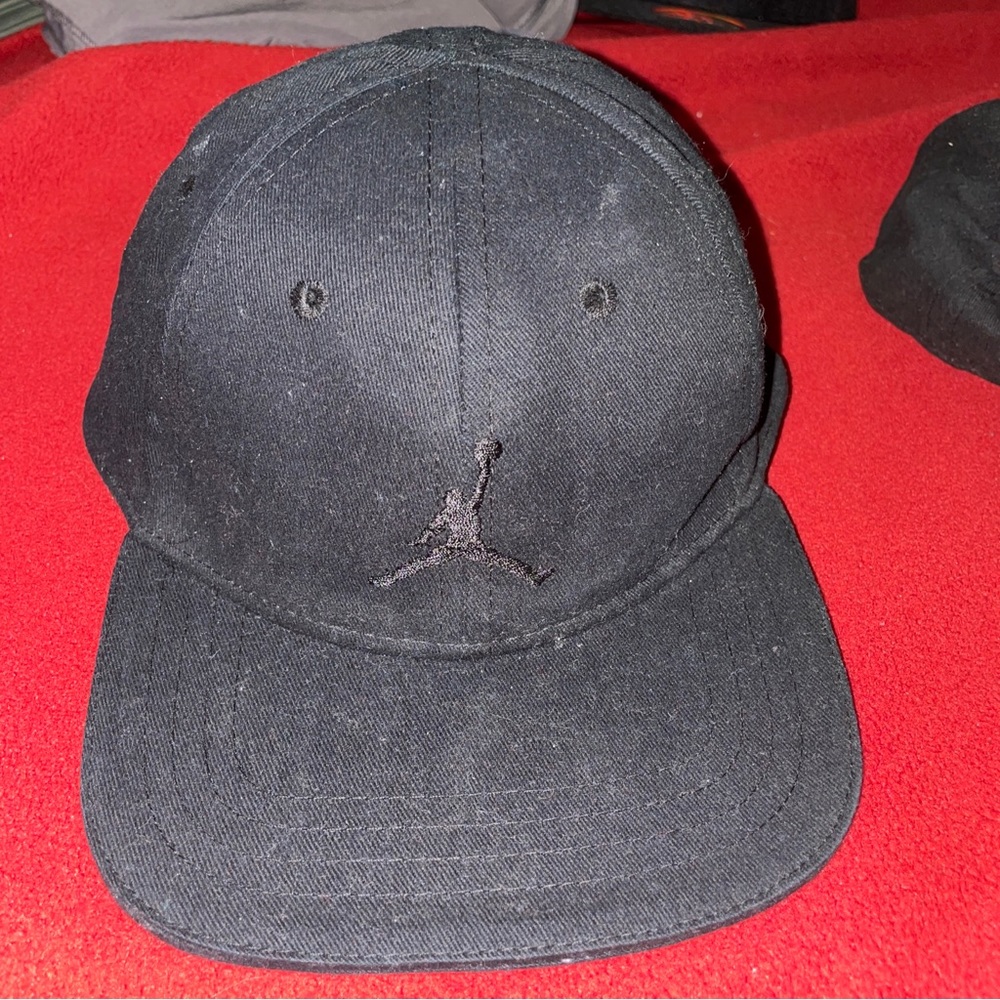 Jordan Jumpman Infant Baby Hat Black Adjustable Baseball Cap